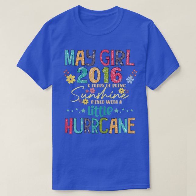 Camiseta Espetacular desde 2016 Maio Meninas 2016 (Frente do Design)