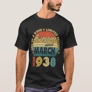 Camiseta Espetacular desde março de 1938 85º aniversário
