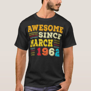 Camiseta Espetacular desde março de 1962 presente 60º B