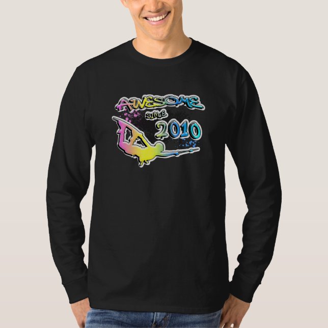Camiseta Espetacular desde o estilo de vida de Wakeboard em (Frente)