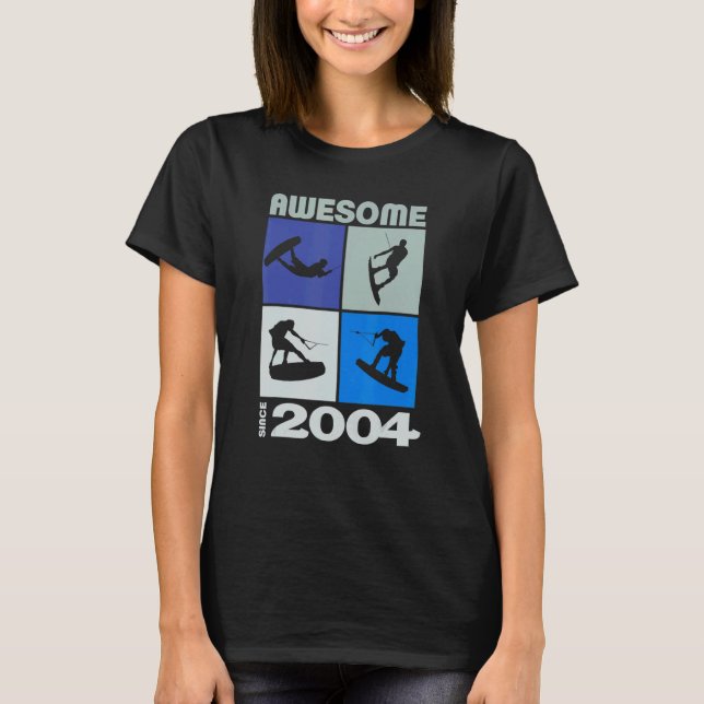 Camiseta Espetacular desde o estilo de vida de Wakeboard em (Frente)