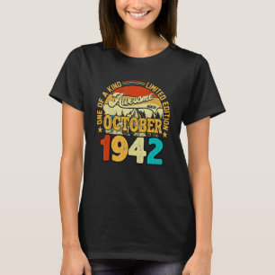 Camiseta Espetacular desde outubro de 1942 80 Nascimento