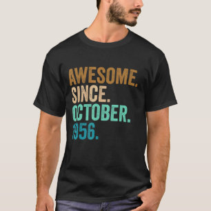 Camiseta Espetacular desde outubro de 1956 66º Nascimento