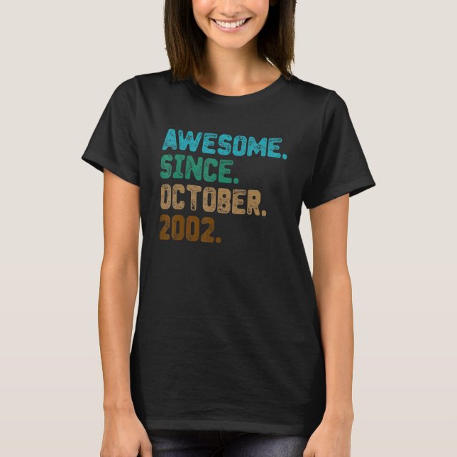 Camiseta Espetacular desde outubro de 2002 20 (Frente)