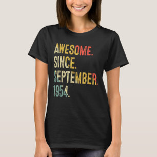 Camiseta Espetacular desde setembro de 1954 68º Bir