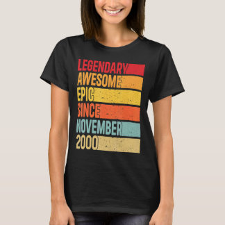 Camiseta Espetacular Epic, De 22 Anos, Desde Novembe