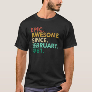 Camiseta Espetacular Epic desde fevereiro de 1961 61º