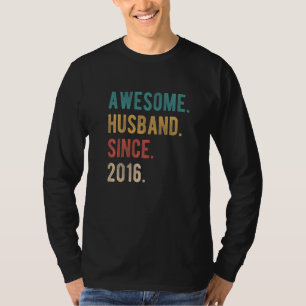 Camiseta Espetacular Marido Desde o Aniversário do Casament