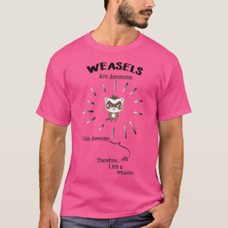 Camiseta Espetacular Weasel Lover Gift Essencial TShirt