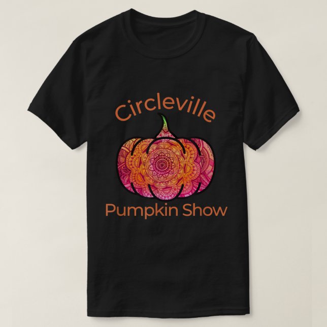 Camiseta Espetáculo de Abóbora Circleville Cuja Manala (Frente do Design)