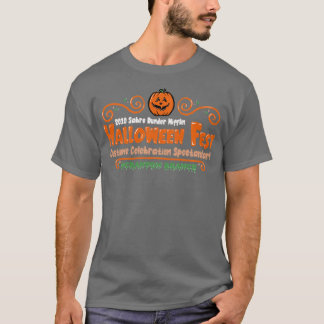 Camiseta Espetáculo de Celebração de Festa de Halloween
