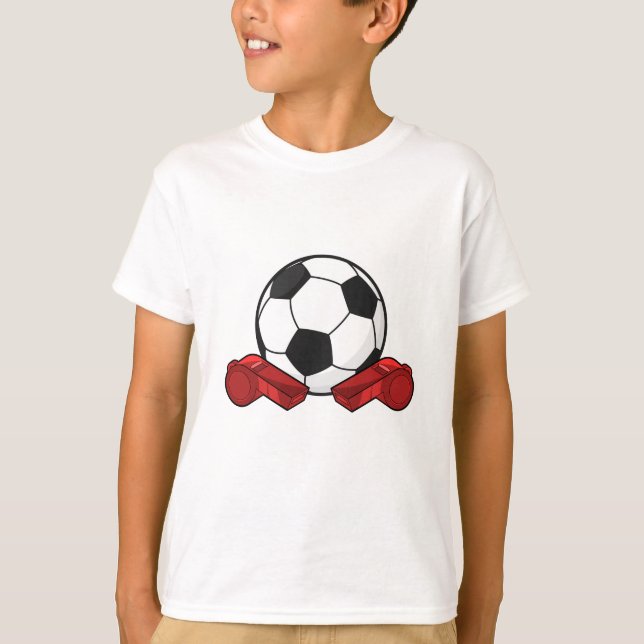 Camiseta Espetáculo de referência e bola de futebol (Frente)