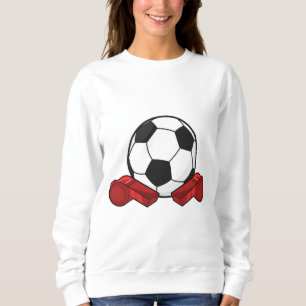 Camiseta Espetáculo de referência e bola de futebol