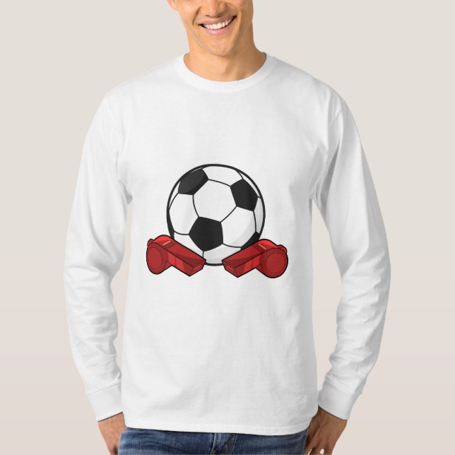 Camiseta Espetáculo de referência e bola de futebol (Frente)