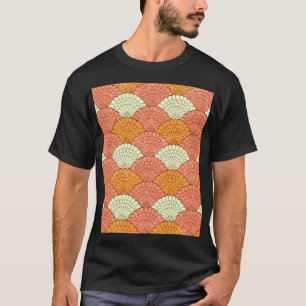 Camiseta Espetáculo de Shell: Padrões do mar de Abstrato