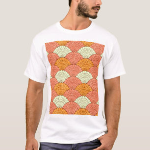 Camiseta Espetáculo de Shell: Padrões do mar de Abstrato