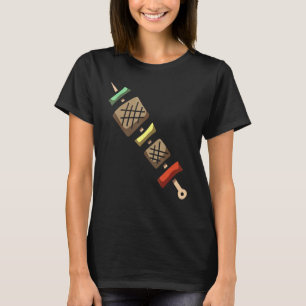 Camiseta Espeto de Churrasco Fumando Carne Bovina Frango Gr