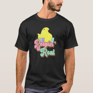 Camiseta Espiando Coisas Realmente Fofo Galinha Coelho Vint
