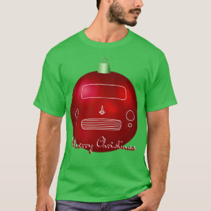 Camiseta Espião clássico de Natal Morris Minor Britânico