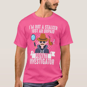 Camiseta Espião Secreto Investigador Privado de Crimescenos