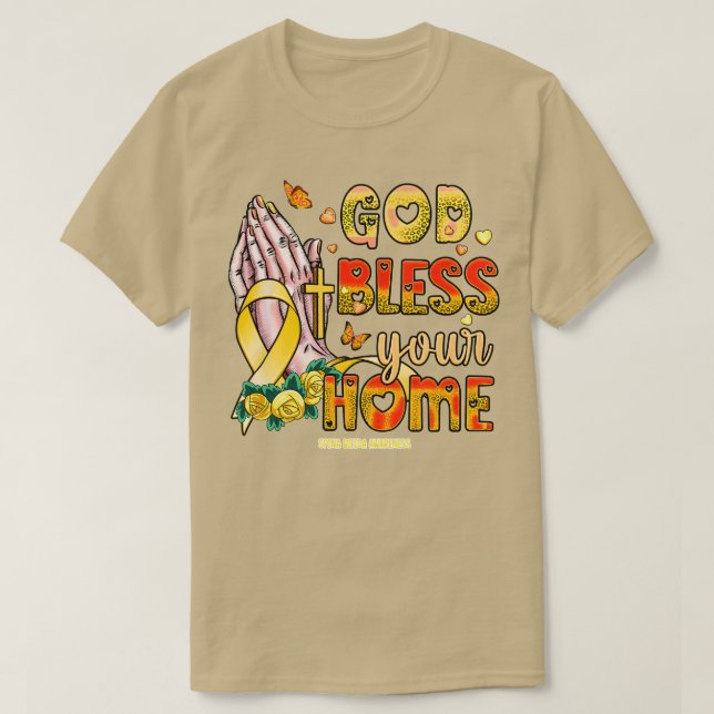 Camiseta Espina Bifida Sensibilização fé deus abençoe esper (Frente do Design)