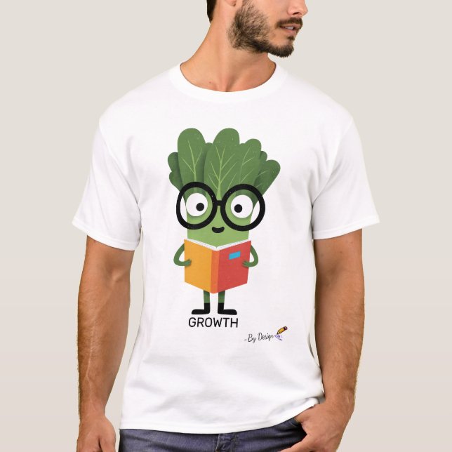 Camiseta Espinafres com óculos | CRESCIMENTO - Por Design (Frente)