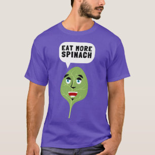 Camiseta Espinafres Orgânicos Do Bebê E Vegetarianos De Kal