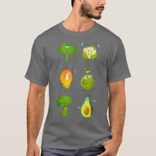 Camiseta Espinafres Orgânicos Do Bebê E Vegetarianos De Kal