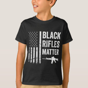 Camiseta Espingardas Negras Importam - Engraçado Pro Gun Ri