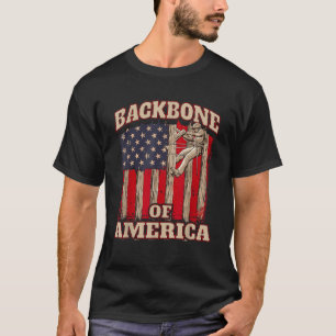 Camiseta Espinha dorsal do cirurgião arborista americano Lu