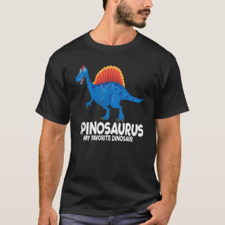 Camiseta Espinossauro Meus Filhos De Dinossauro Favoritos E