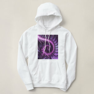 Camiseta Espiral De Arte Fractal, Roxal, Rosa-Legal, vívida