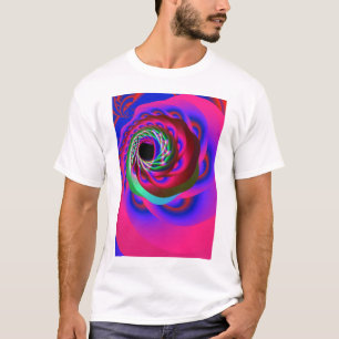 Camiseta espiral do chakra do coração