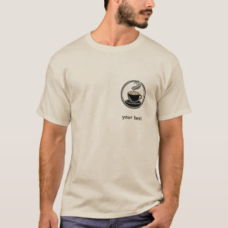 Camiseta Espiral Dourada na Escuridão – Design Minimalista