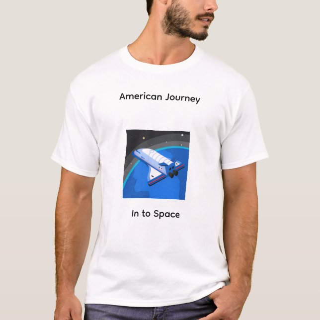 Camiseta espírito americano (Frente)
