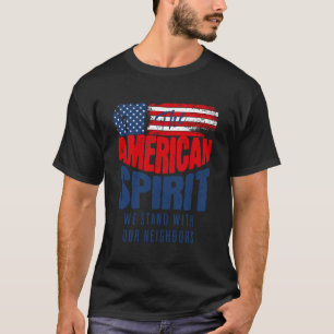 Camiseta Espírito Americano Nós, o Povo Ficamos com os Vizi