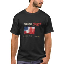 Espírito Americano Ousado Livre Orgulhoso Bandeira
