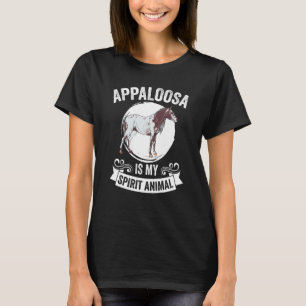 Camiseta Espírito Animal Appaloosa Uma Raça de Cavalo Appal