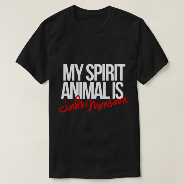 Camiseta Espírito Animal - Monção Jinkx (Frente do Design)