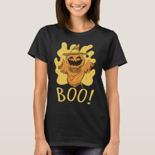 Camiseta Espírito Assustador da Abóbora Boo Figurino do Hal