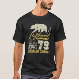 Camiseta Espírito atlético da Califórnia