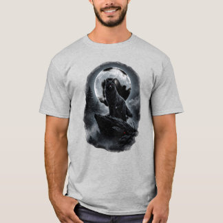 Camiseta Espírito Clássico do Lobo - Gráfico Vintage da Nat