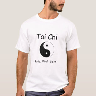 Camiseta Espírito Corporal Artes Marciais Chinesas Tai Chi