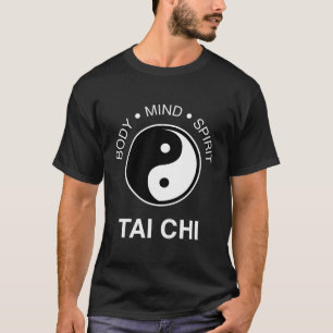 Camiseta Espírito Corporal Yin Yang - Símbolo Arte - Tai Ch