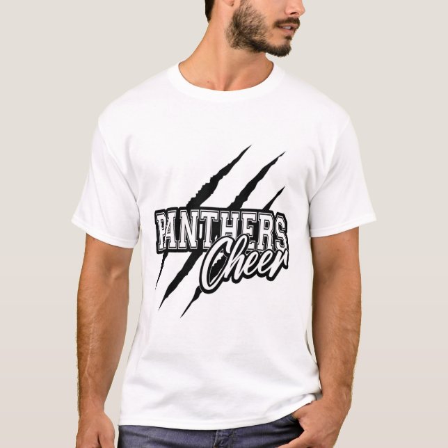 Camiseta Espírito da Equipe de Liderança de Torcida Panther (Frente)