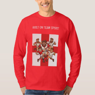 Camiseta Espírito da Equipe de Rugby United Charge