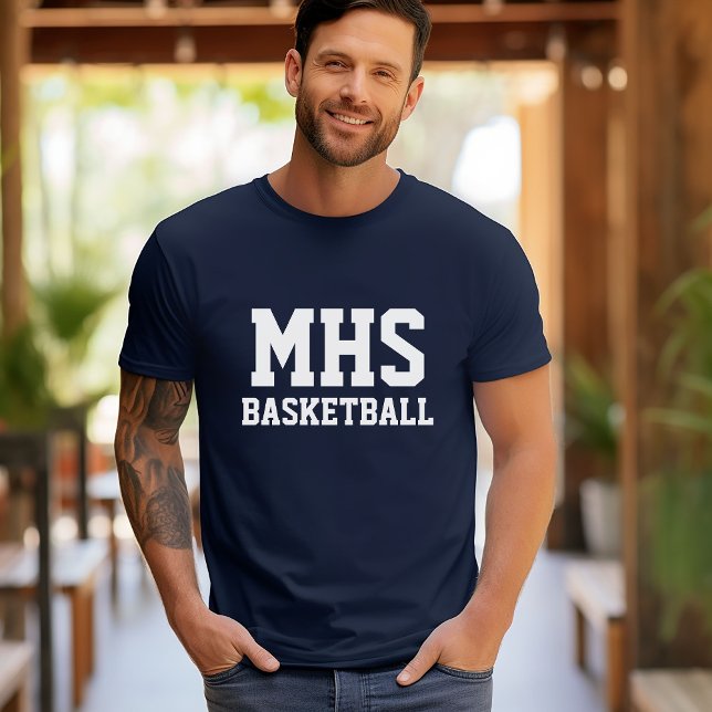 Camiseta Espírito da Equipe Personalizada de Basquete marin (Criador carregado)