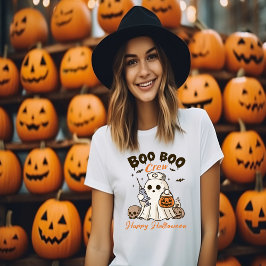 Camiseta Espírito da Equipe Spooky: Boo Boo Crew Halloween