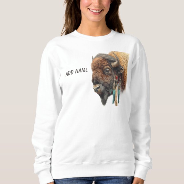 Camiseta Espírito das Planícies: Búfalo Sagrado (Frente)