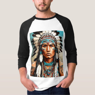 Camiseta Espírito das Planícies: Índio Nativo Americano